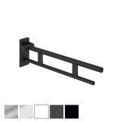 HEWI System 900 - 600mm Mobile Hinged Support Rail Duo, OPT Leg & Cover Plates - Choice of Finish